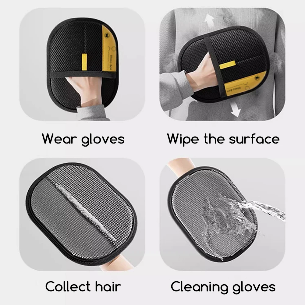 1/2/3pcs Pet Grooming Gloves Fur Catchers Hair Remover Glove Pet Supplies Static Brush For Cat Dog Accessories For Couch Sofa - Image 4