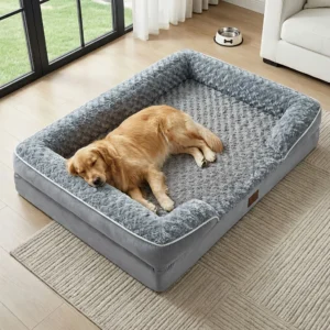 Four Season Square Dog Bed for Large Dog Mattress Bite-resistant Cat Bed Soft Thickened Dog Bed Waterproof Sofa Pet House