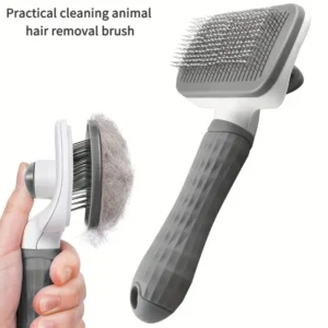 Pet Hair Knot Cutter Stainless Steel Pin Comb Deshedding Brush Cat Dog Grooming Dematting Undercoat Rake Home Salon Daily Tool