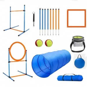 Pet Supplies Dog Trainer Dog Agility Training Kit Dog Obstacle Course Introductory Game Kit Jump Bar