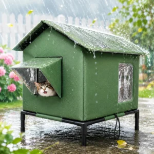 Winter Warm Cat Nest Pet Kitten Nest Insulated Thermal Insulation Outdoor Cat Shelter Stray Cat House Floor Cave Cat Tent